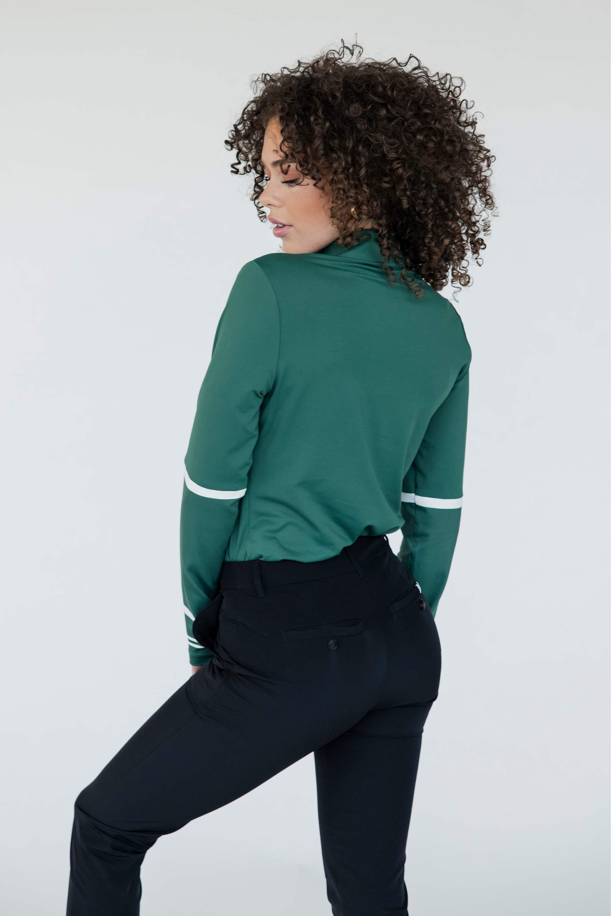 Micky Quarter Zip - Green