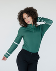 Micky Quarter Zip - Green