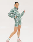 Biddy Shorties - Green/White Checkered