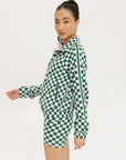 Biddy Shorties - Green/White Checkered