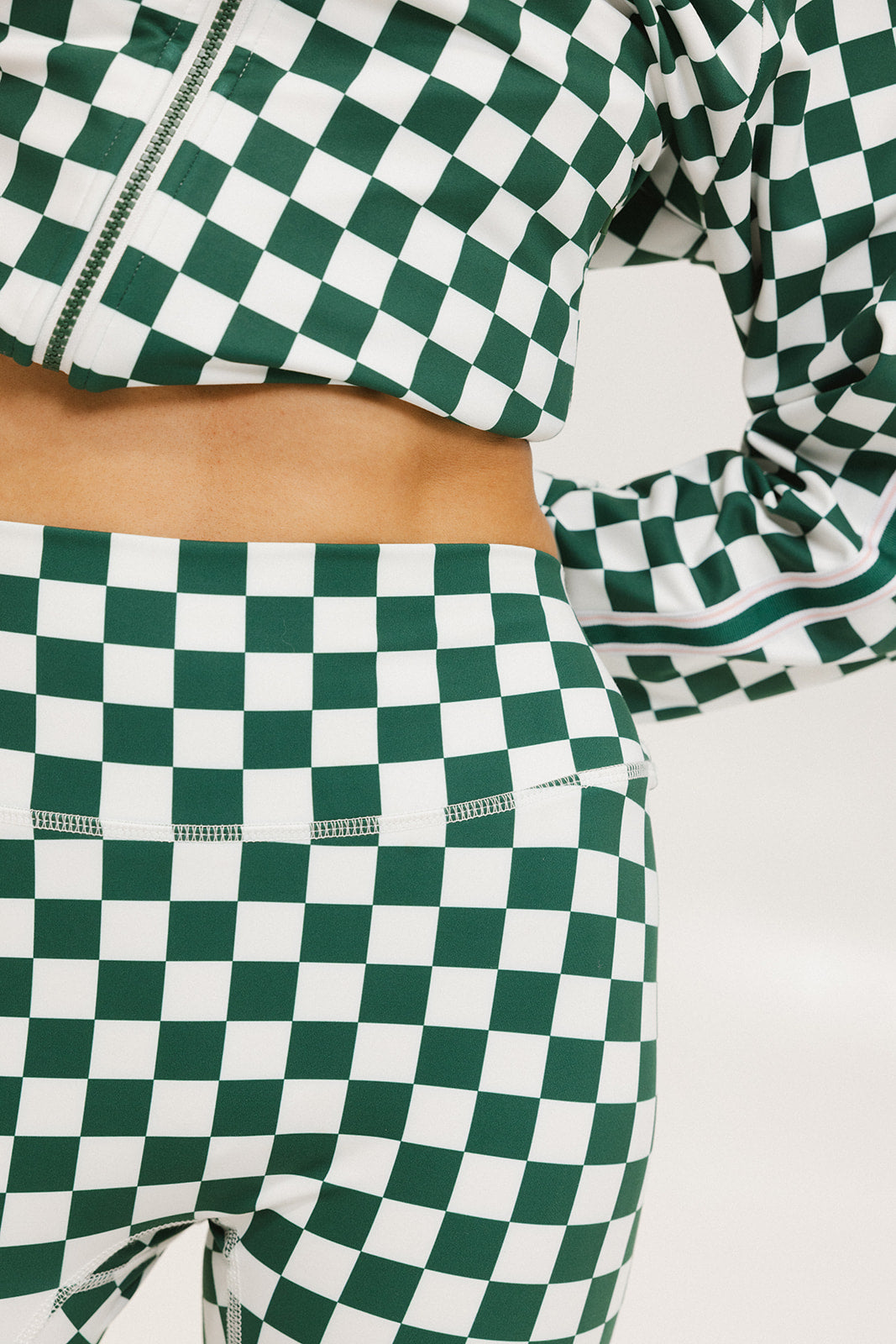 Biddy Shorties - Green/White Checkered