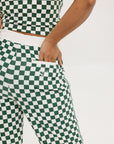 Bronson Pant - Green Checkered