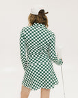 Bea Base Mock - Green/White Checkered