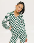 Biddy Shorties - Green/White Checkered