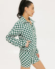 Biddy Shorties - Green/White Checkered