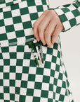 George Skirt - Green/White Checkered