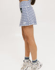 George Skirt - Indigo/White FA