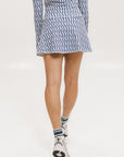 George Skirt - Indigo/White FA