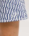 George Skirt - Indigo/White FA