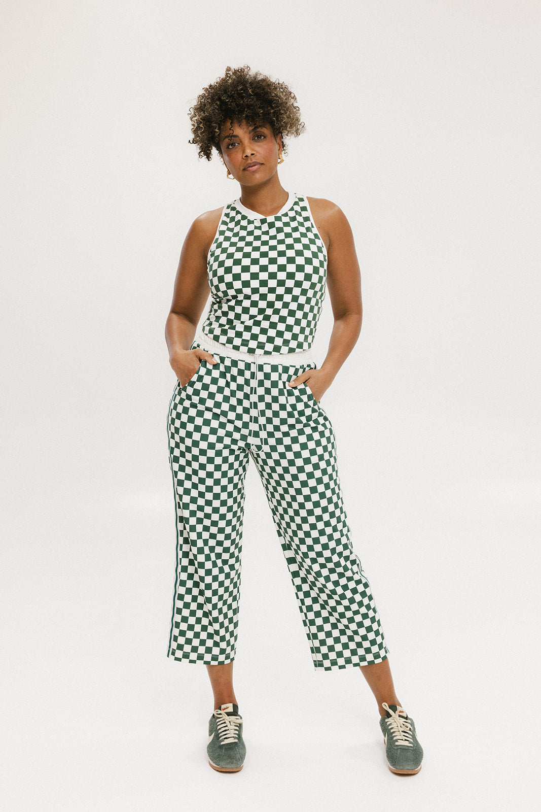 Bronson Pant - Green Checkered