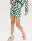 Biddy Shorties - Green/White Checkered