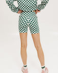 Biddy Shorties - Green/White Checkered