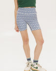 Biddy Shorties - Indigo/White FA