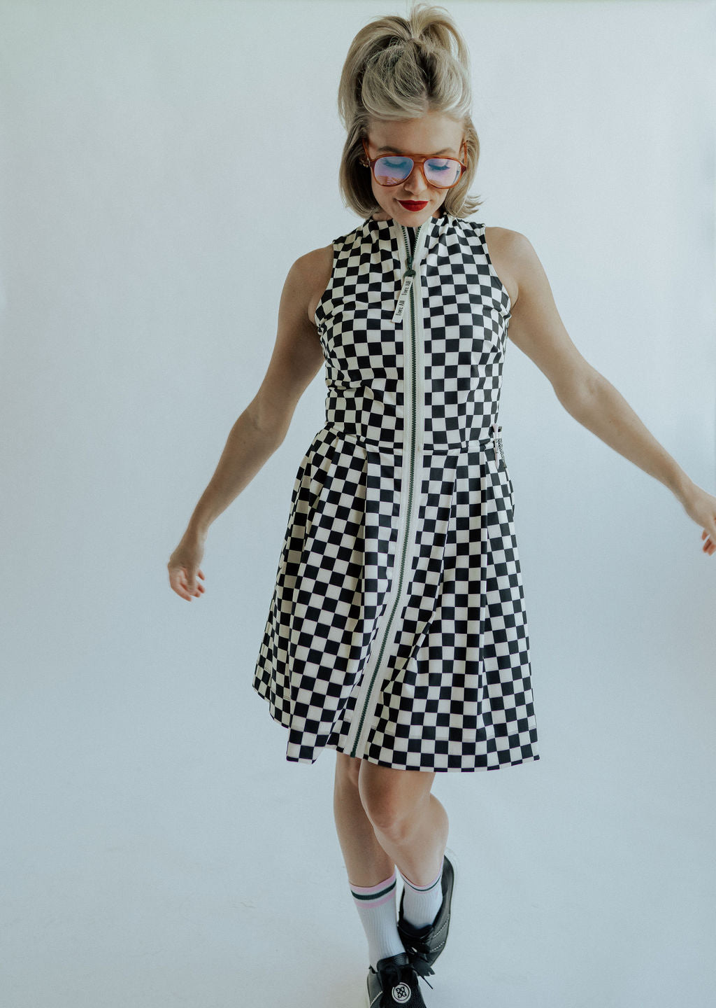 Erin Dress Checkered