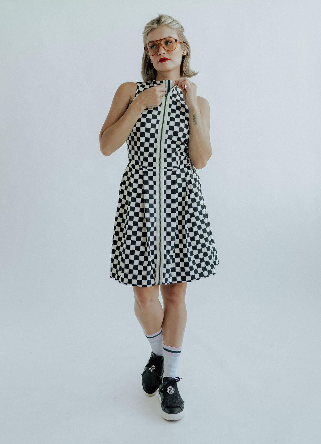 Erin Dress Checkered