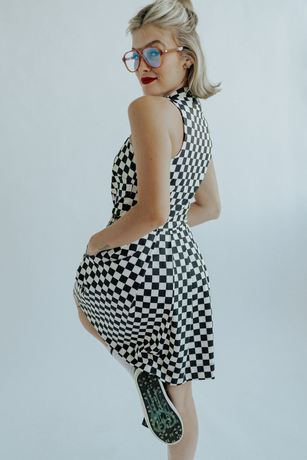 Erin Dress Checkered