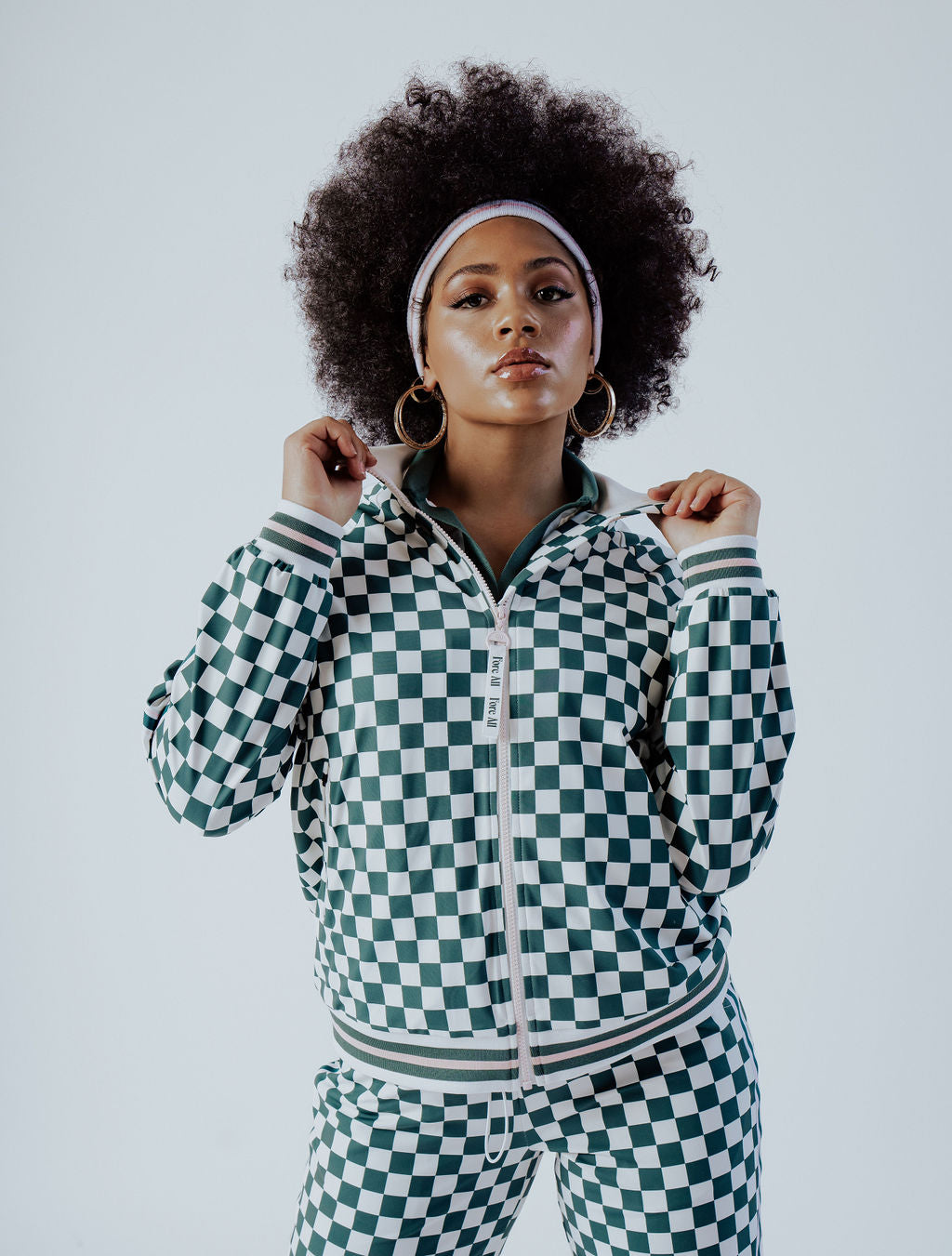 Glena Jacket - Green Checkered