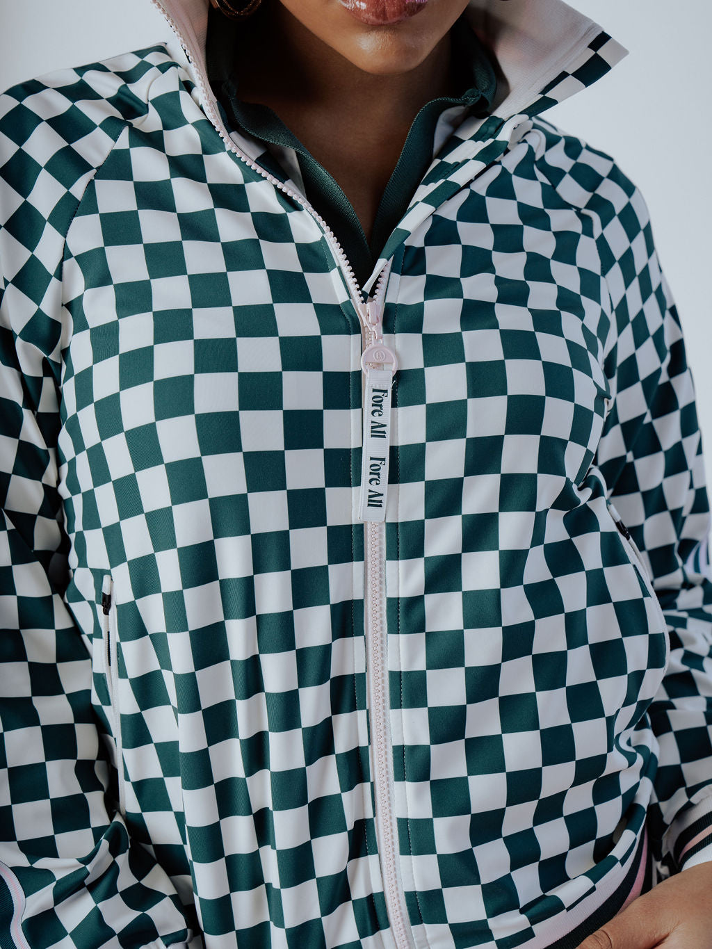 Glena Jacket - Green Checkered