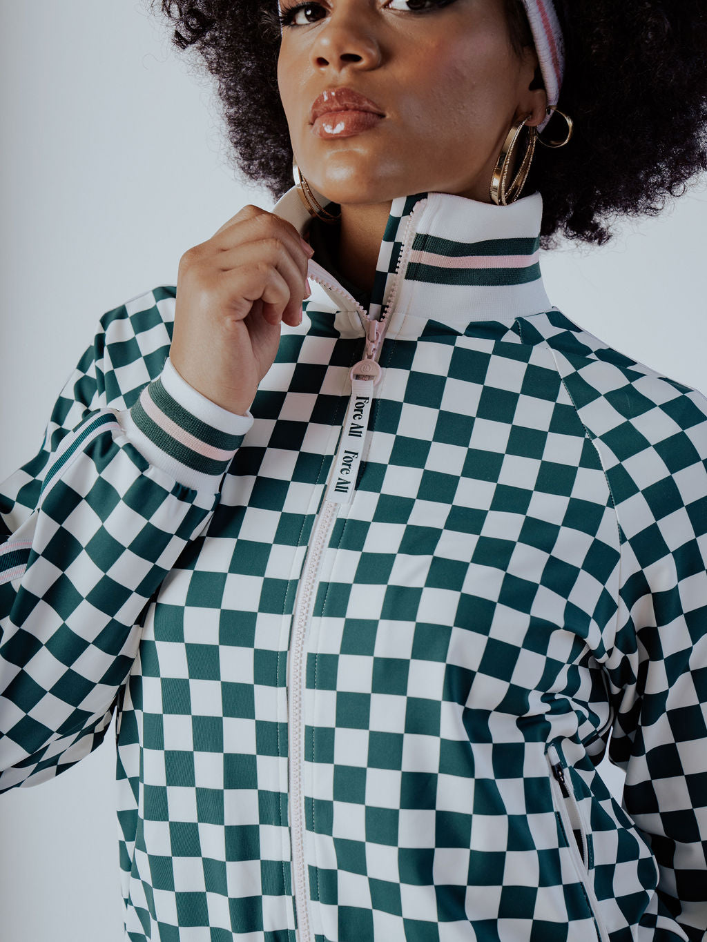 Glena Jacket - Green Checkered