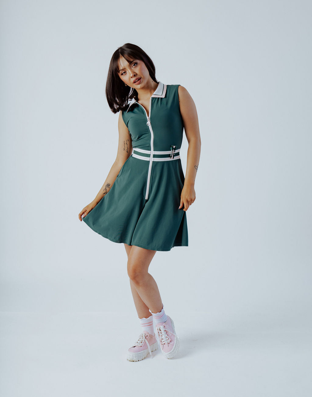 Annika Dress - Green