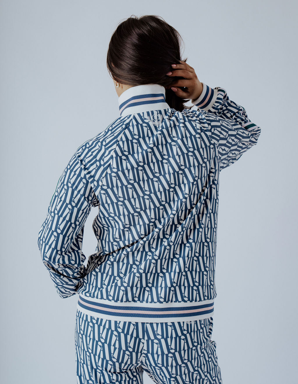 Glena Jacket - Indigo FA Pattern