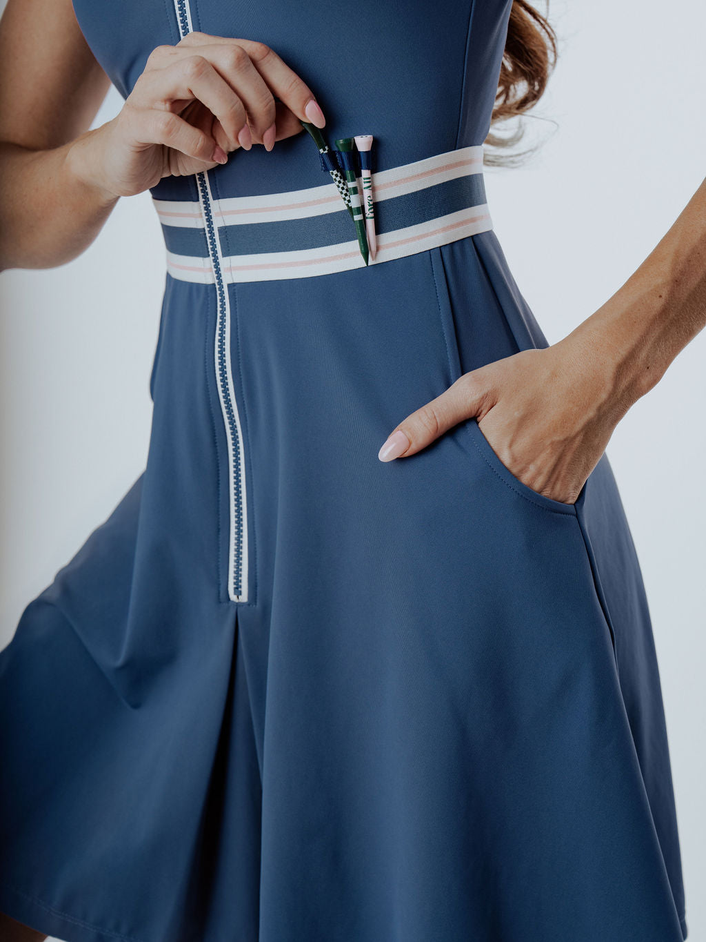 Annika Dress - Indigo