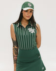 Moore Polo - Pinstripe Green