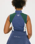 Sammy Mock Tank - Indigo/Green