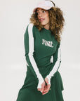 Jamie Long Sleeve - Green/White