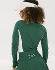 Jamie Long Sleeve - Green/White