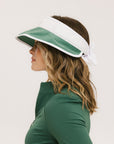 June Visor - White/Green