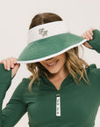 June Visor - White/Green