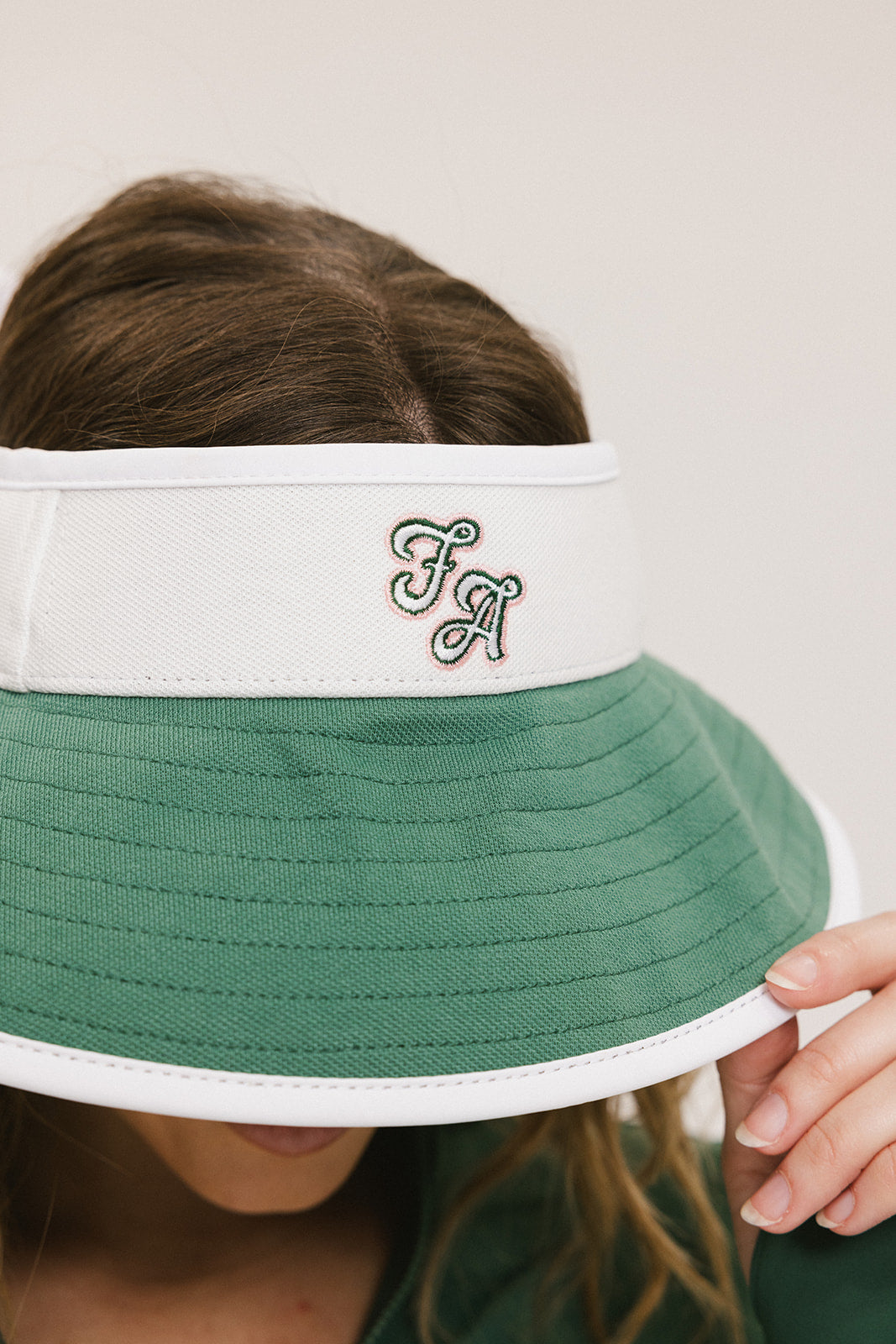 June Visor - White/Green