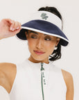 June Visor - White/Indigo