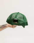 Double Bogey Trucker Hat - White/Green