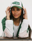 Double Bogey Trucker Hat - White/Green