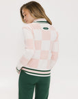 Dorothy Sweater - Pink/White