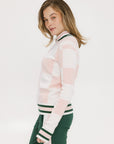 Dorothy Sweater - Pink/White