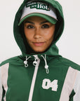 Caitlin Warm-Up Jacket - Green/Pink