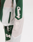 Caitlin Warm-Up Jacket - Green/Pink