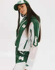 Caitlin Warm-Up Jacket - Green/Pink