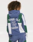 Caitlin Warm-Up Jacket - Indigo/Green