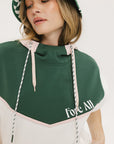 Laila Sleeveless Hoodie - Green