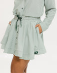 Patty Skirt - Green Stripe