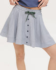 Patty Skirt - Indigo Stripe