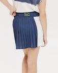 Rose Pleated Skirt - Indigo