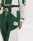 Caitlin Warm-Up Pant - Green/Pink