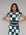 GREEN/WHITE CHECKERED