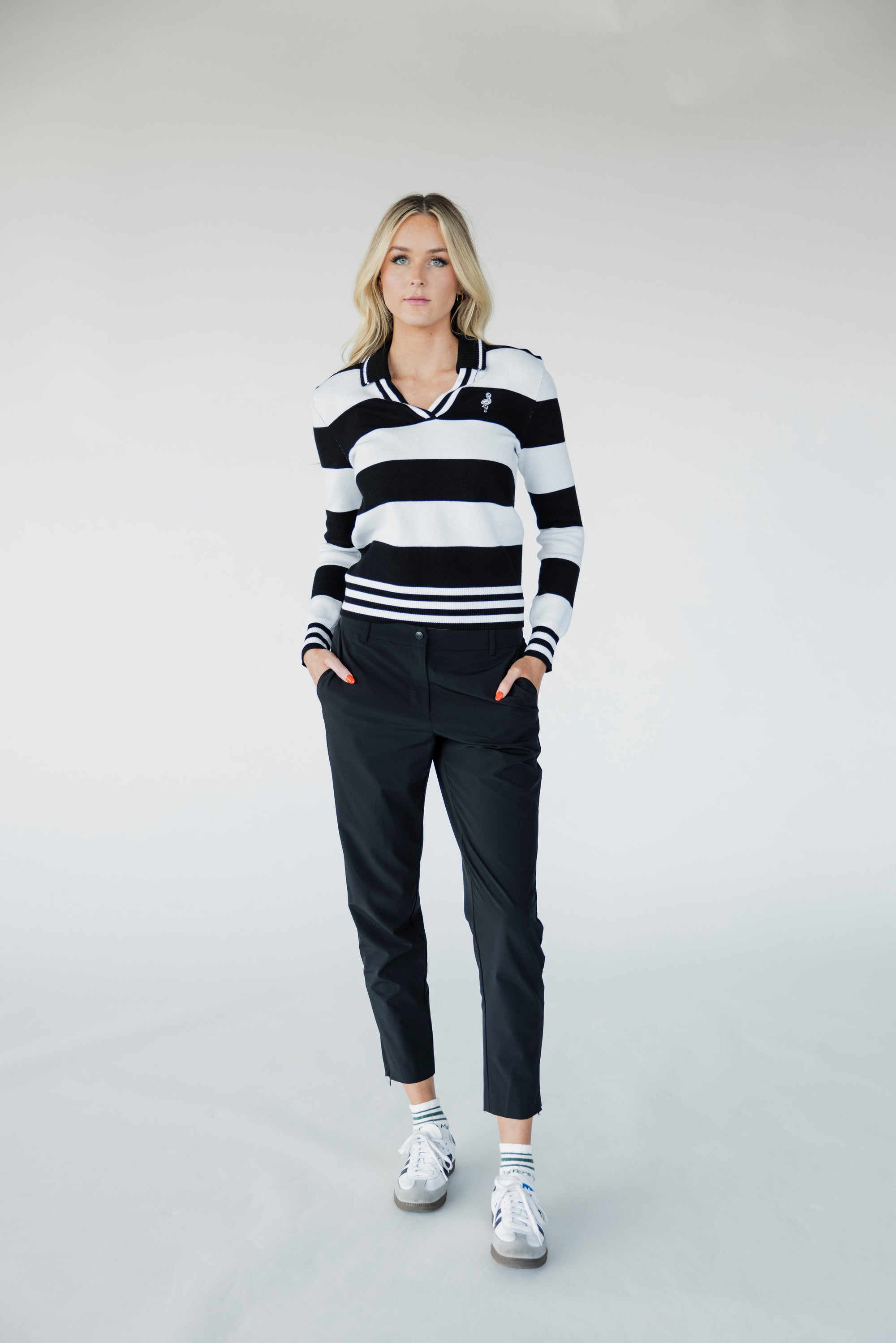 Iris Sweater - Black Stripes