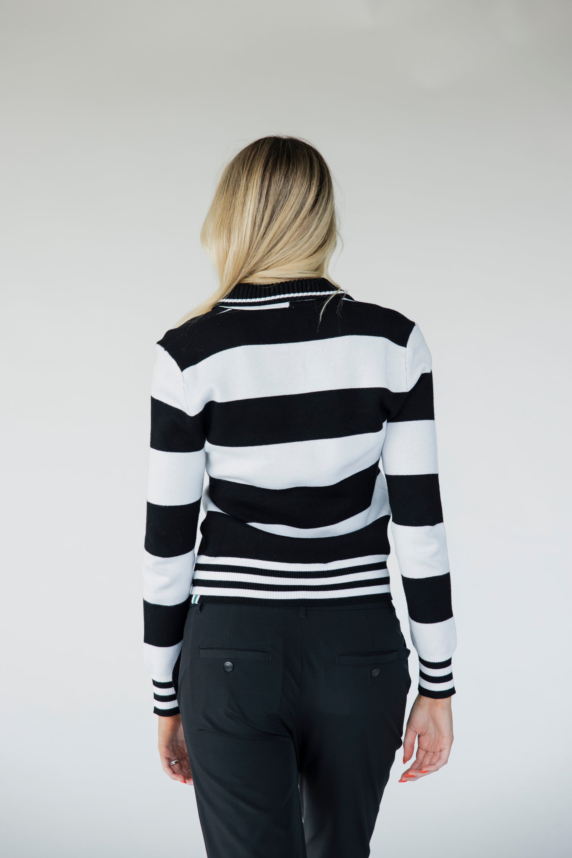 Iris Sweater - Black Stripes